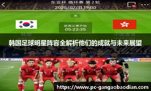 韩国足球明星阵容全解析他们的成就与未来展望