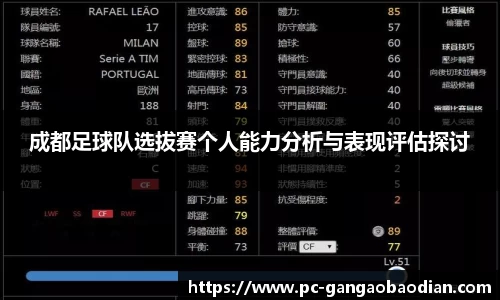 成都足球队选拔赛个人能力分析与表现评估探讨